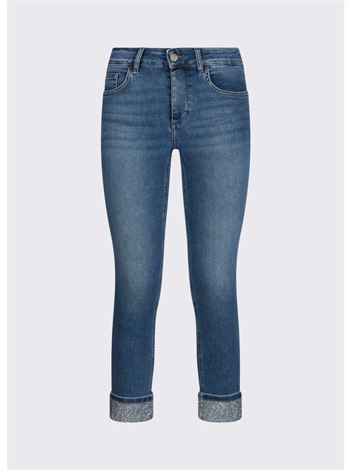 Jeans skinny con strass LIU JO | UA6006D0305/78967